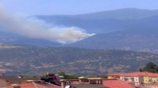 Kütahya’daki orman yangına müdahale ediliyor