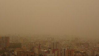 Mardin’de toz fırtınası