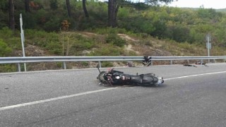 Manisa’da motosiklet kazası: 1 yaralı